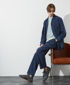 ABAHOUSE / アバハウス シャツ・ブラウス | 2点セット【WEB限定】セットアップ / スキッパーシャツ&イージーパンツ /