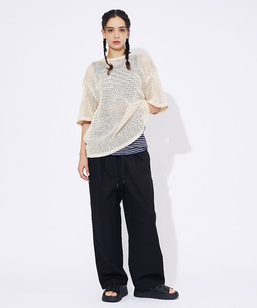 ABAHOUSE / アバハウス Tシャツ | 【Revo.レボ】コットンメッシュTシャツ/レイヤードTee/ユニセックス | 詳細1