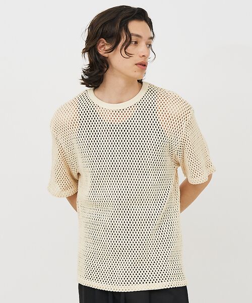 ABAHOUSE / アバハウス Tシャツ | 【Revo.レボ】コットンメッシュTシャツ/レイヤードTee/ユニセックス | 詳細7