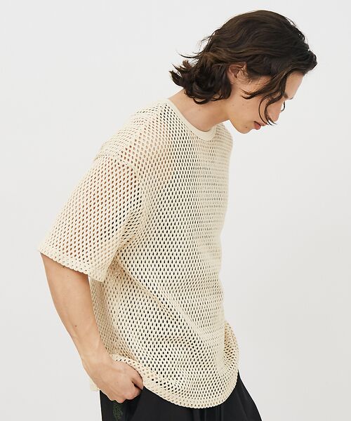 ABAHOUSE / アバハウス Tシャツ | 【Revo.レボ】コットンメッシュTシャツ/レイヤードTee/ユニセックス | 詳細8