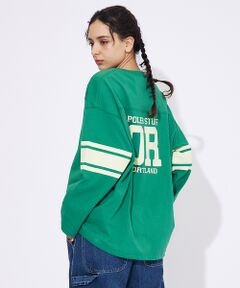 ABAHOUSE / アバハウス Tシャツ | 【POLeR/ポーラー】 FOOTBALL SHIRT/フットボール　ロングtシ