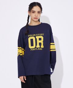 ABAHOUSE / アバハウス Tシャツ | 【POLeR/ポーラー】 FOOTBALL SHIRT/フットボール　ロングtシ