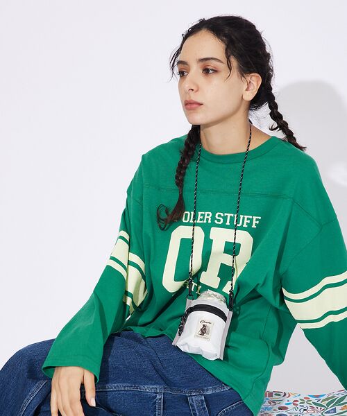 ABAHOUSE / アバハウス Tシャツ | 【POLeR/ポーラー】 FOOTBALL SHIRT/フットボール　ロングtシ | 詳細1