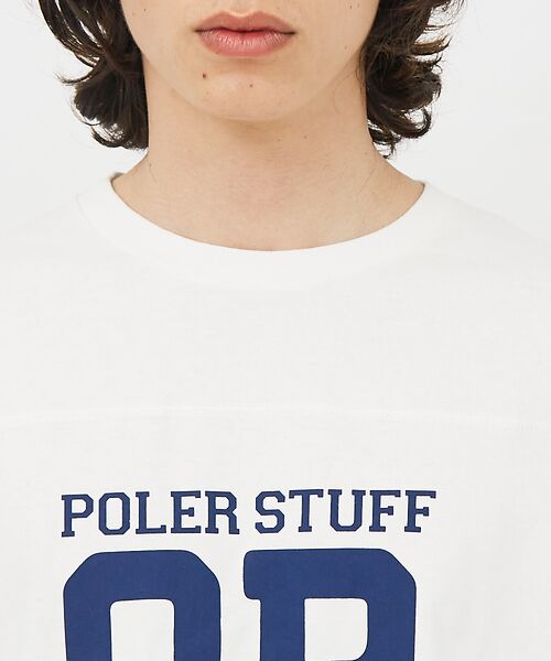 ABAHOUSE / アバハウス Tシャツ | 【POLeR/ポーラー】 FOOTBALL SHIRT/フットボール　ロングtシ | 詳細16