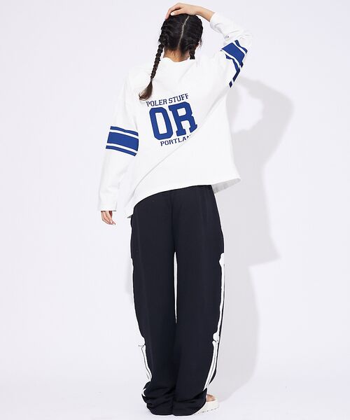 ABAHOUSE / アバハウス Tシャツ | 【POLeR/ポーラー】 FOOTBALL SHIRT/フットボール　ロングtシ | 詳細8