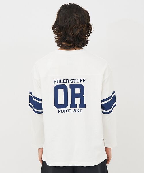 ABAHOUSE / アバハウス Tシャツ | 【POLeR/ポーラー】 FOOTBALL SHIRT/フットボール　ロングtシ | 詳細15