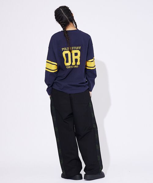 ABAHOUSE / アバハウス Tシャツ | 【POLeR/ポーラー】 FOOTBALL SHIRT/フットボール　ロングtシ | 詳細21