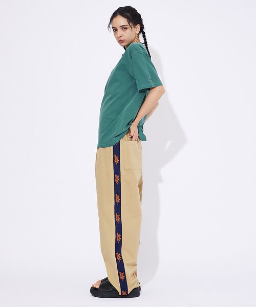 ABAHOUSE / アバハウス チノ・ワークパンツ | 【Revo./レボ】ワイドレッグ/タイガーテープライン/ツイルワークイージーパン | 詳細9