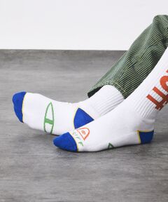 ABAHOUSE / アバハウス ソックス | 【POLeR / ポーラー】ロゴ スケートソックス