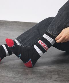 ABAHOUSE / アバハウス ソックス | 【POLeR / ポーラー】ロゴ スケートソックス