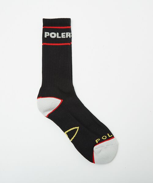 ABAHOUSE / アバハウス ソックス | 【POLeR / ポーラー】ロゴ スケートソックス | 詳細27