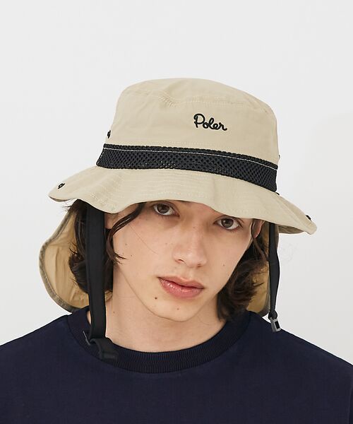 ABAHOUSE / アバハウス ハット | 【POLeR/ポーラー】SUNGUARD SURF HAT/サンガード付ハット | 詳細4