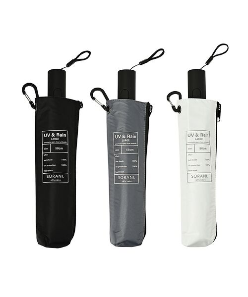 ABAHOUSE / アバハウス 傘 | 【SORANI/ソラニ】遮光オートマティックミニ５８/晴雨兼用/ユニセックス【W | 詳細1