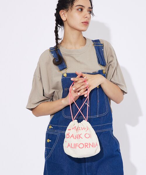 ABAHOUSE/アバハウス BANK BAG SERIES/CANVAS/BANK OF CALIFORNI ピンク F ABAHOUSE/アバハウス BANK BAG SERIES/CANVAS/BANK OF CALIFORNI ピンク F