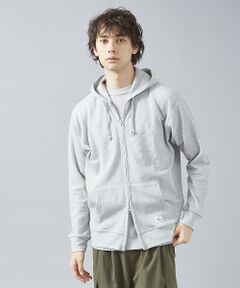 ABAHOUSE / アバハウス パーカー | 【JEMORGAN /ジェーイーモーガン 】軽量ワッフルジップパーカー ダブルジ