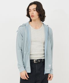 ABAHOUSE / アバハウス パーカー | 【JEMORGAN /ジェーイーモーガン 】軽量ワッフルジップパーカー ダブルジ