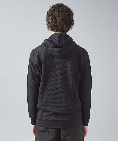 ABAHOUSE / アバハウス パーカー | 【JEMORGAN /ジェーイーモーガン 】軽量ワッフルジップパーカー ダブルジ | 詳細1