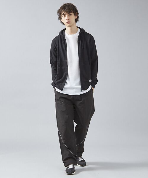 ABAHOUSE / アバハウス パーカー | 【JEMORGAN /ジェーイーモーガン 】軽量ワッフルジップパーカー ダブルジ | 詳細5