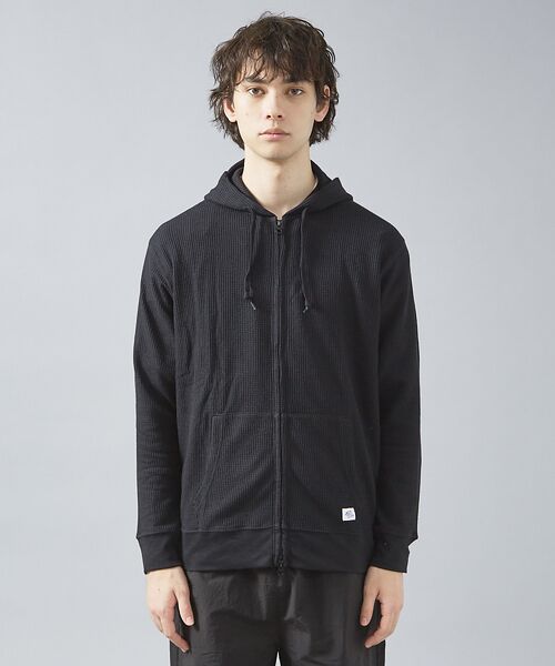 ABAHOUSE / アバハウス パーカー | 【JEMORGAN /ジェーイーモーガン 】軽量ワッフルジップパーカー ダブルジ | 詳細6