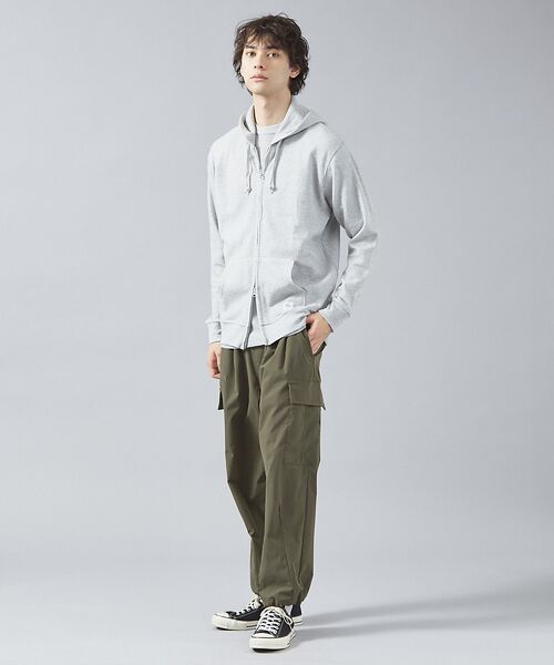 ABAHOUSE / アバハウス パーカー | 【JEMORGAN /ジェーイーモーガン 】軽量ワッフルジップパーカー ダブルジ | 詳細11