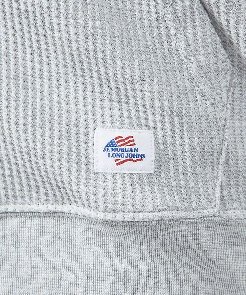 ABAHOUSE / アバハウス パーカー | 【JEMORGAN /ジェーイーモーガン 】軽量ワッフルジップパーカー ダブルジ | 詳細12