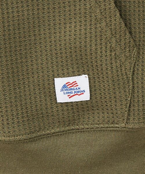 ABAHOUSE / アバハウス パーカー | 【JEMORGAN /ジェーイーモーガン 】軽量ワッフルジップパーカー ダブルジ | 詳細14