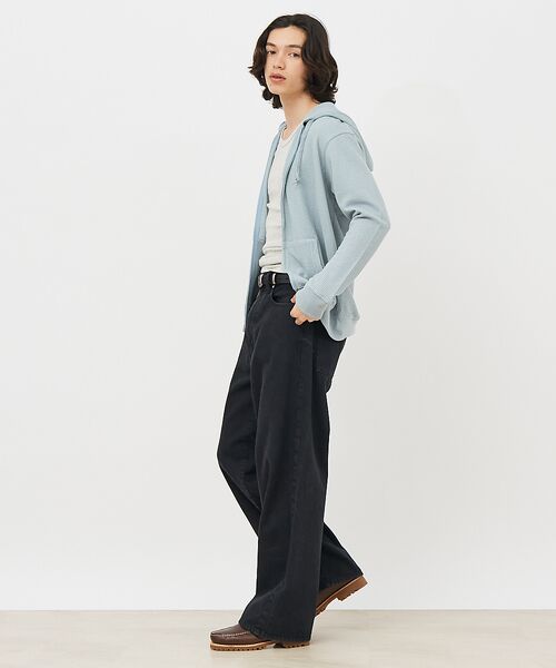 ABAHOUSE / アバハウス パーカー | 【JEMORGAN /ジェーイーモーガン 】軽量ワッフルジップパーカー ダブルジ | 詳細16