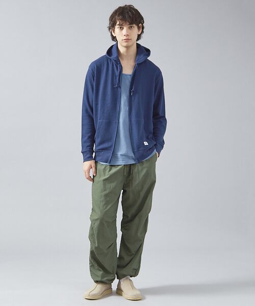 ABAHOUSE / アバハウス パーカー | 【JEMORGAN /ジェーイーモーガン 】軽量ワッフルジップパーカー ダブルジ | 詳細21