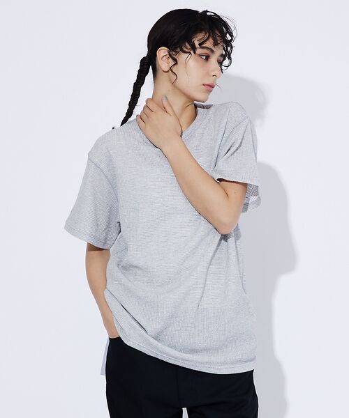 ABAHOUSE / アバハウス Tシャツ | 【JEMORGAN LONG JOHNS/ジェーイーモーガンロングジョーンズ】T(グレー)