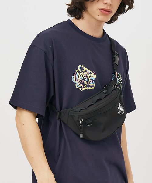 ABAHOUSE/アバハウス 【DICKIES/ディッキーズ】TEXT LOGO WAISTBAG 80977 ブラック F ABAHOUSE/アバハウス 【DICKIES/ディッキーズ】TEXT LOGO WAISTBAG 80977 ブラック F