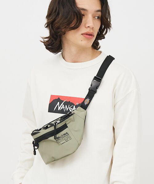 ABAHOUSE/アバハウス 【DICKIES/ディッキーズ】TEXT LOGO WAISTBAG 80977 グレー F ABAHOUSE/アバハウス 【DICKIES/ディッキーズ】TEXT LOGO WAISTBAG 80977 グレー F
