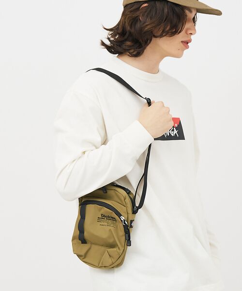 ABAHOUSE/アバハウス 【DICKIES/ディッキーズ】EXT LOGO QUICK SHOULDER ライトブラウン F ABAHOUSE/アバハウス 【DICKIES/ディッキーズ】EXT LOGO QUICK SHOULDER ライトブラウン F