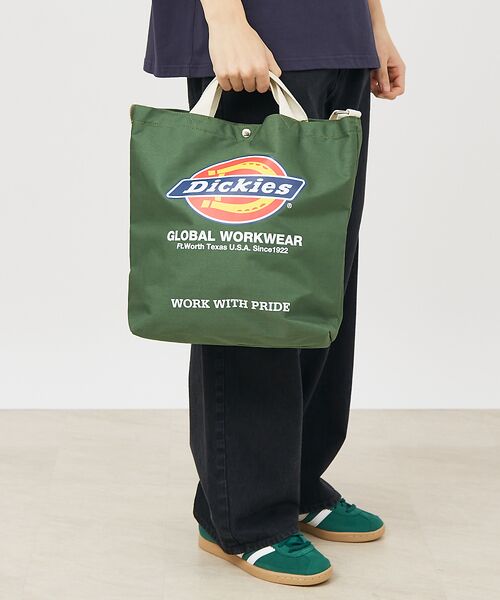 ABAHOUSE / アバハウス ショルダーバッグ | 【DICKIES/ディッキーズ】LOGO PRINT 2WAY SHOULDER | 詳細1