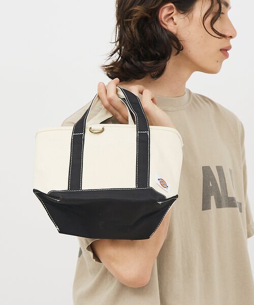 ABAHOUSE/アバハウス 【DICKIES/ディッキーズ】AUTHENTIC CANVAS TOTE X ブラック F ABAHOUSE/アバハウス 【DICKIES/ディッキーズ】AUTHENTIC CANVAS TOTE X ブラック F