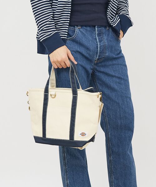 ABAHOUSE/アバハウス 【DICKIES/ディッキーズ】AUTHENTIC CANVAS TOTE S ネイビー F ABAHOUSE/アバハウス 【DICKIES/ディッキーズ】AUTHENTIC CANVAS TOTE S ネイビー F