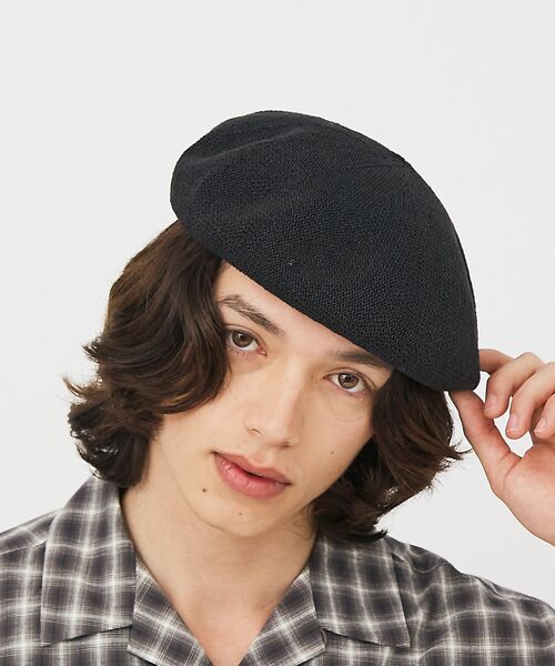 ABAHOUSE/アバハウス 【RIVER UP/リバーアップ】Codura Beret BCA-Y90391 ブラック F ABAHOUSE/アバハウス 【RIVER UP/リバーアップ】Codura Beret BCA-Y90391 ブラック F