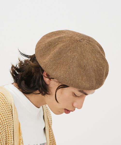 ABAHOUSE/アバハウス 【RIVER UP/リバーアップ】Codura Beret BCA-Y90391 ブラウン F ABAHOUSE/アバハウス 【RIVER UP/リバーアップ】Codura Beret BCA-Y90391 ブラウン F