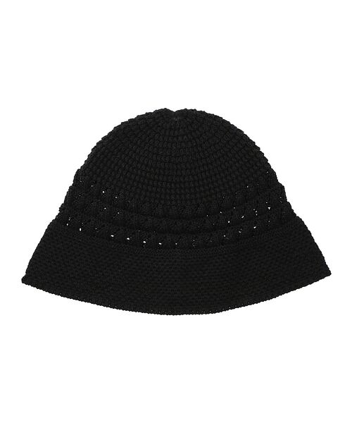 ABAHOUSE / アバハウス ハット | 【RIVER UP/リバーアップ】Linen Openwork Knit Hat | 詳細1