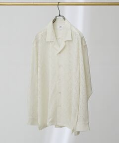 ABAHOUSE / アバハウス シャツ・ブラウス | 【AH ABAHOUSE】ダイヤ柄 シアーストレッチ 長袖シャツ