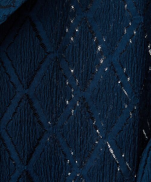 ABAHOUSE / アバハウス シャツ・ブラウス | 【AH ABAHOUSE】ダイヤ柄 シアーストレッチ 長袖シャツ | 詳細2