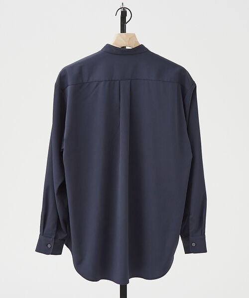 ABAHOUSE / アバハウス シャツ・ブラウス | 【AH ABAHOUSE】楊柳 キーネック 長袖シャツ / Vネックシャツ | 詳細5