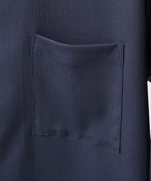 ABAHOUSE / アバハウス シャツ・ブラウス | 【AH ABAHOUSE】楊柳 キーネック 長袖シャツ / Vネックシャツ | 詳細7