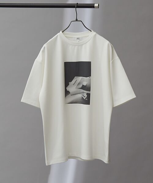 ABAHOUSE/アバハウス 【AH ABAHOUSE】ポンチ フォトプリント Tシャツ ホワイト系その他1 48 ABAHOUSE/アバハウス 【AH ABAHOUSE】ポンチ フォトプリント Tシャツ ホワイト系その他1 48