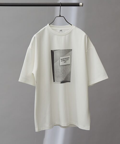 ABAHOUSE/アバハウス 【AH ABAHOUSE】ポンチ フォトプリント Tシャツ ホワイト系その他2 46 ABAHOUSE/アバハウス 【AH ABAHOUSE】ポンチ フォトプリント Tシャツ ホワイト系その他2 46