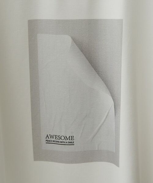 ABAHOUSE / アバハウス Tシャツ | 【AH ABAHOUSE】ポンチ フォトプリント Tシャツ | 詳細6