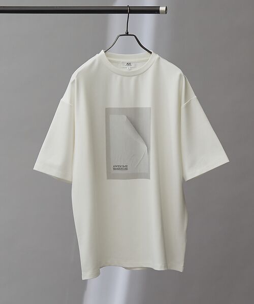 ABAHOUSE/アバハウス 【AH ABAHOUSE】ポンチ フォトプリント Tシャツ ホワイト系その他3 46 ABAHOUSE/アバハウス 【AH ABAHOUSE】ポンチ フォトプリント Tシャツ ホワイト系その他3 46