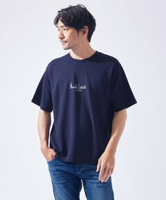 ABAHOUSE / アバハウス Tシャツ | 【CITY】刺繍 ポンチ 半袖Tシャツ