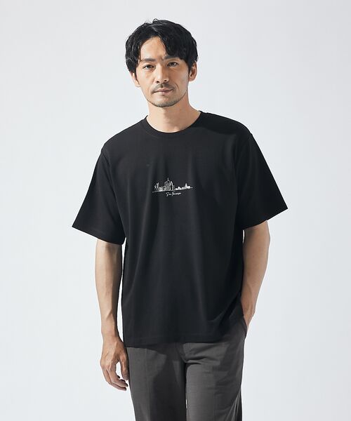 ABAHOUSE / アバハウス Tシャツ | 【CITY】刺繍 ポンチ 半袖Tシャツ | 詳細7