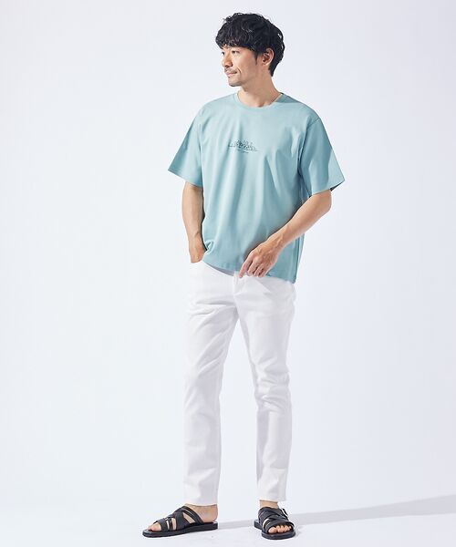 ABAHOUSE / アバハウス Tシャツ | 【CITY】刺繍 ポンチ 半袖Tシャツ | 詳細19