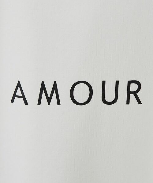 ABAHOUSE / アバハウス Tシャツ | 【AMOUR】ベアポンチ ロゴ 半袖Tシャツ | 詳細2